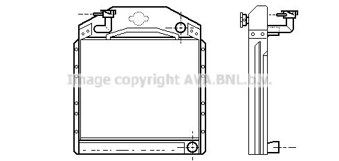 AVA QUALITY COOLING Радиатор, охлаждение двигателя ME2115